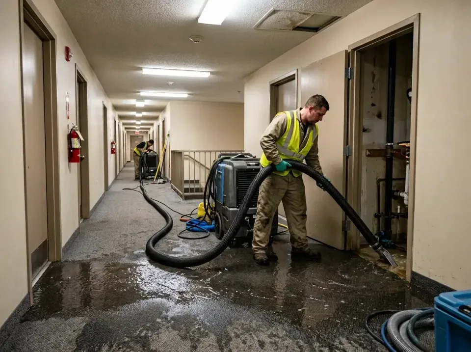 multi-unit-apartment-hallway-f-005 — frequently asked questions, Emergency Burst Pipe Water Extraction & Removal in Harbor B…